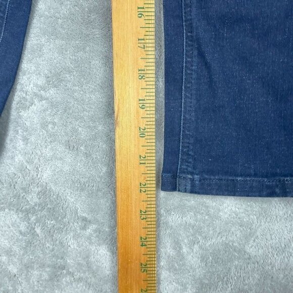 D&Co Signature Womens Petite Stretch Denim Blue Pants Size 12P a0575 - Picture 4 of 9